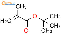 甲基丙烯酸叔丁酯结构式图片|585-07-9结构式图片