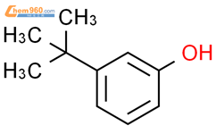 3-叔丁基苯酚结构式图片|585-34-2结构式图片