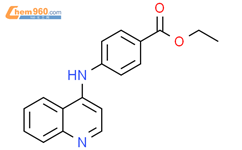 4-(喹啉-4-酰基氨基)苯甲酸乙酯结构式图片|58519-43-0结构式图片