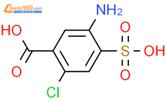 5-氨基-2-氯-4-磺基苯甲酸结构式图片|5855-78-7结构式图片