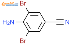 4-氨基-3,5-二溴苯甲腈结构式图片|58633-04-8结构式图片