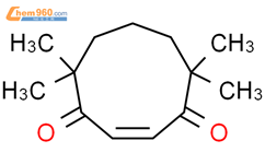 5,5,9,9-四甲基-2-环壬烯-1,4-二酮结构式图片|58643-90-6结构式图片