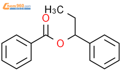 Benzenemethanol, a-ethyl-, 1-benzoate结构式图片|58687-92-6结构式图片
