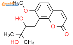橙皮内酯水合物结构式图片|5875-49-0结构式图片
