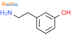3-羟苯乙胺盐酸盐结构式图片|588-05-6结构式图片