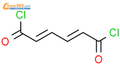 2,4-Hexadienedioyl dichloride, (E,E)-结构式图片|58823-55-5结构式图片