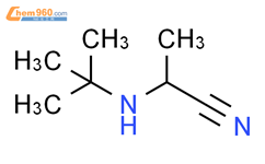 Propanenitrile, 2-[(1,1-dimethylethyl)amino]-结构式图片|58838-54-3结构式图片