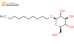 癸基吡喃葡萄糖苷结构式图片|58846-77-8结构式图片