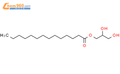 肉豆寇酸单甘油酯结构式图片|589-68-4结构式图片