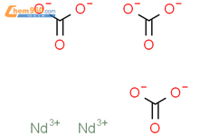 碳酸钕(Ⅲ)结构式图片|5895-46-5结构式图片