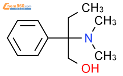 2-(二甲基氨基)-2-苯基-1-丁醇结构式图片|58997-87-8结构式图片