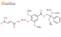 (-)-2-(dimethylamino)-2-phenylbutyl 3,4,5-trimethoxybenzoate, maleate结构式图片|58997-92-5结构式图片