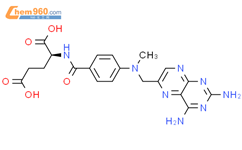 甲氨蝶呤结构式图片|59-05-2结构式图片