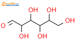 D-( )-吡喃葡萄糖结构式图片|59-23-4结构式图片