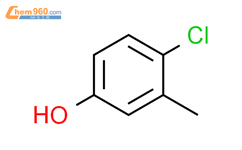 4-氯-3-甲基苯酚结构式图片|59-50-7结构式图片