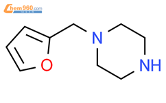 1-呋喃-2-甲基哌嗪结构式图片|59037-70-6结构式图片