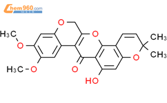 去氢毒灰叶酚; 6a,12a-二去氢-alpha-毒灰叶酚结构式图片|59086-93-0结构式图片