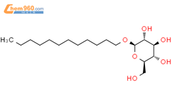 十二烷基吡喃葡萄糖苷结构式图片|59122-55-3结构式图片