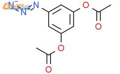 5-叠氮-1,3-苯二醇-1,3-二乙酸酯结构式图片|593249-78-6结构式图片