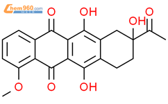 7-Deoxydaunorubicin aglycone结构式图片|59367-18-9结构式图片