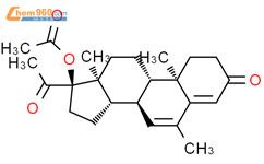 醋酸甲地孕酮结构式图片|595-33-5结构式图片