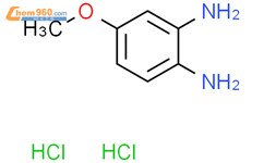 4-甲氧基邻苯二胺,盐酸盐结构式图片|59548-39-9结构式图片