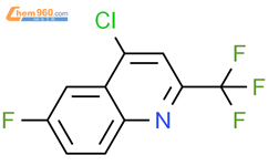 4-氯-6-氟-2-(三氟甲基)喹啉结构式图片|59611-55-1结构式图片
