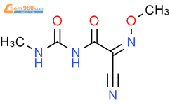 Acetamide, 2-cyano-2-(methoxyimino)-N-[(methylamino)carbonyl]-结构式图片|59653-13-3结构式图片