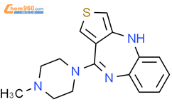 4H-Thieno[3,4-b][1,5]benzodiazepine,10-(4-methyl-1-piperazinyl)-结构式图片|59681-45-7结构式图片
