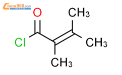 2-Butenoyl chloride, 2,3-dimethyl-结构式图片|59697-72-2结构式图片