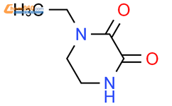 2,3-二氧-4-乙基哌嗪结构式图片|59702-31-7结构式图片