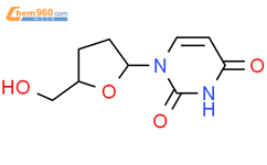2',3'-二脱氧尿苷(ddU)结构式图片|5983-09-5结构式图片