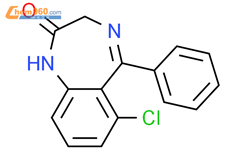 2H-1,4-BENZODIAZEPIN-2-ONE, 6-CHLORO-1,3-DIHYDRO-5-PHENYL-结构式图片|5991-66-2结构式图片