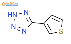 5-(thiophen-3-yl)-2H-1,2,3,4-tetrazole结构式图片|59918-86-4结构式图片