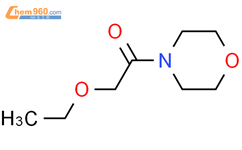4-(乙氧基乙酰基)-吗啉结构式图片|600139-83-1结构式图片