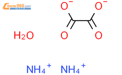 草酸铵一水合物结构式图片|6009-70-7结构式图片