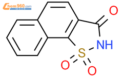 Naphth[2,1-d]isothiazol-3(2H)-one, 1,1-dioxide结构式图片|60206-84-0结构式图片