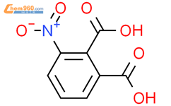 3-硝基邻苯二甲酸结构式图片|603-11-2结构式图片