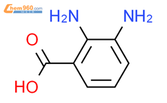2,3-二氨基苯甲酸结构式图片|603-81-6结构式图片