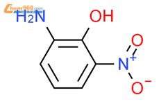 2-氨基-6-硝基-苯酚结构式图片|603-87-2结构式图片