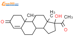 17alpha-羟基黄体酮结构式图片|604-09-1结构式图片