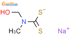 羟甲基-N-甲基二硫代氨基甲酸钠结构式图片|60487-28-7结构式图片