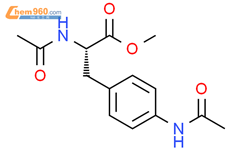 N-Acetyl-4-(acetylamino)-L-phenylalanine methyl ester结构式图片|60521-91-7结构式图片