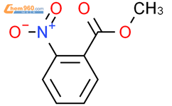 2-硝基苯甲酸甲酯结构式图片|606-27-9结构式图片