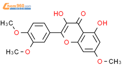 3',4',7-三甲氧基槲皮素结构式图片|6068-80-0结构式图片