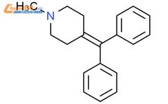 4-(Diphenylmethylene)-1-methylpiperidine结构式图片|6071-93-8结构式图片