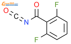 2,6-二氟苯甲酰异氰酸酯结构式图片|60731-73-9结构式图片