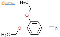 3,4-二乙氧基苯腈结构式图片|60758-87-4结构式图片