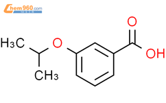 3-异丙氧基苯甲酸结构式图片|60772-67-0结构式图片