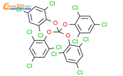 Benzene, 1,1',1'',1'''-[methanetetrayltetrakis(oxy)]tetrakis[2,4,6-trichloro-结构式图片|60925-46-4结构式图片